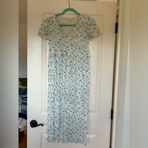 Christy Dawn Dawn Dress ditsy blue floral print XS fits like a S/M